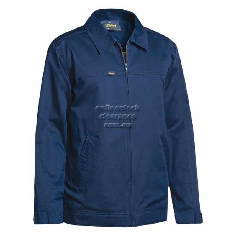 BISLEY JACKET COTTON DRILL JACKET NAVY