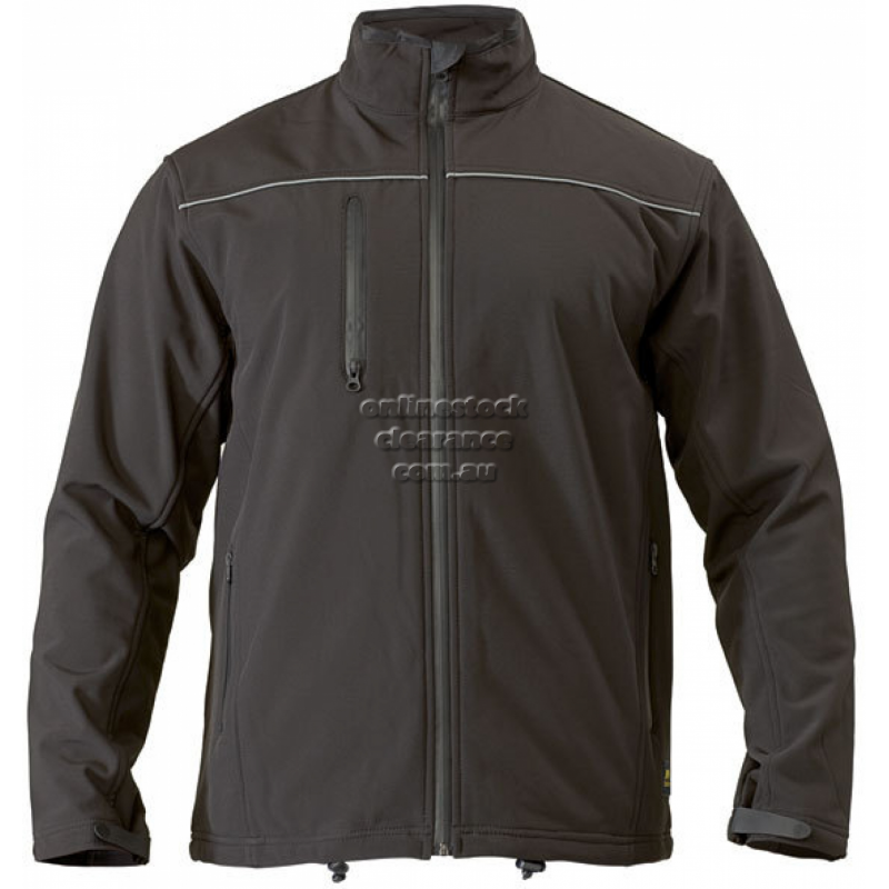 BISLEY JACKET MENS SOFT SHELL JACKET BLACK