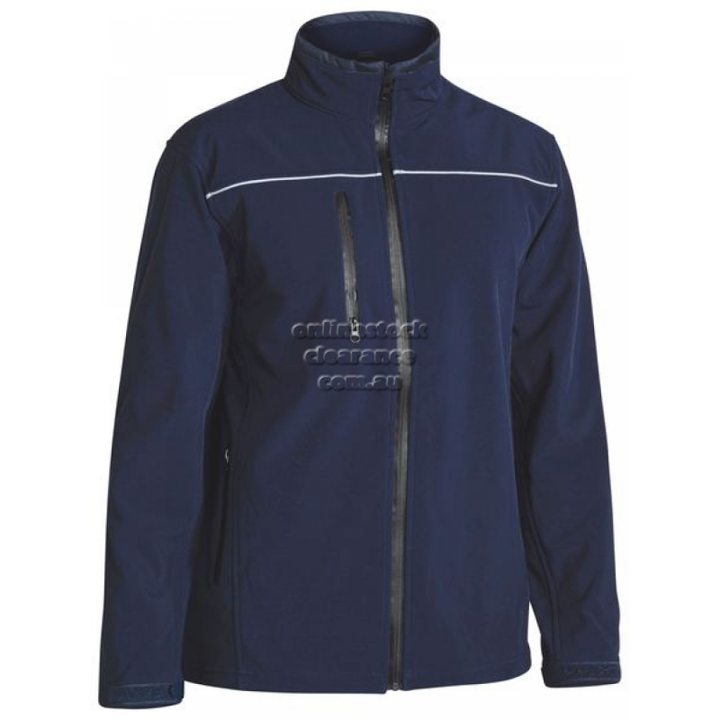 BISLEY JACKET MENS SOFT SHELL JACKET NAVY