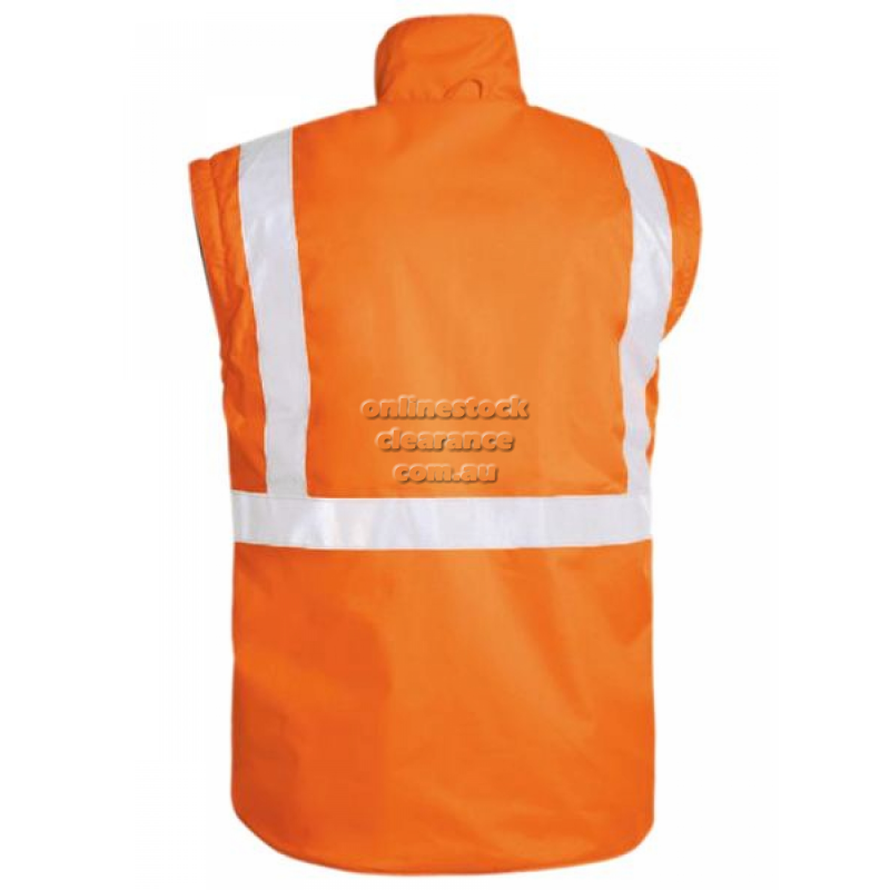 43640_5 IN 1 RAIN JACKET ORANGE/NAVY
