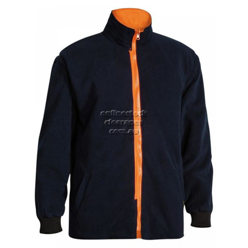 43643_5 IN 1 RAIN JACKET ORANGE/NAVY