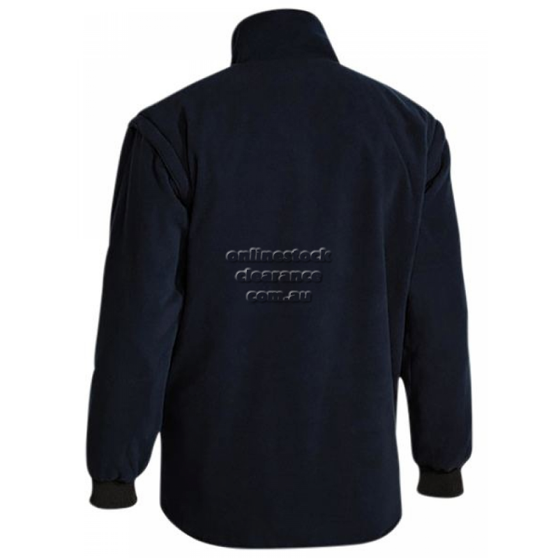 43644_5 IN 1 RAIN JACKET ORANGE/NAVY