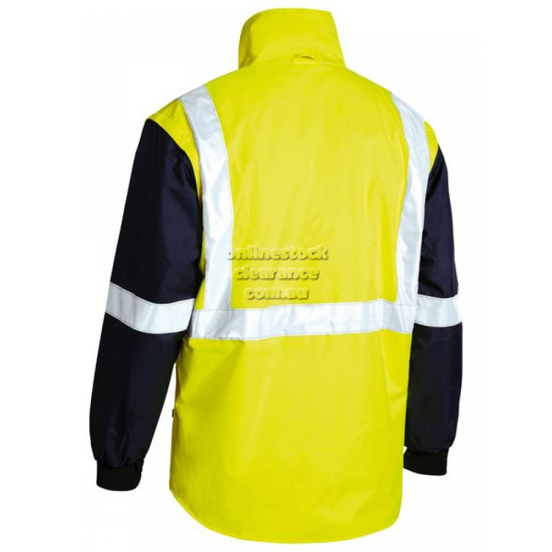 43648_5 IN 1 RAIN JACKET YELLOW/NAVY