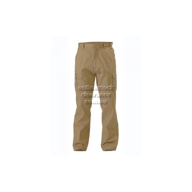 BISLEY PANTS 8 POCKET CARGO KHAKI