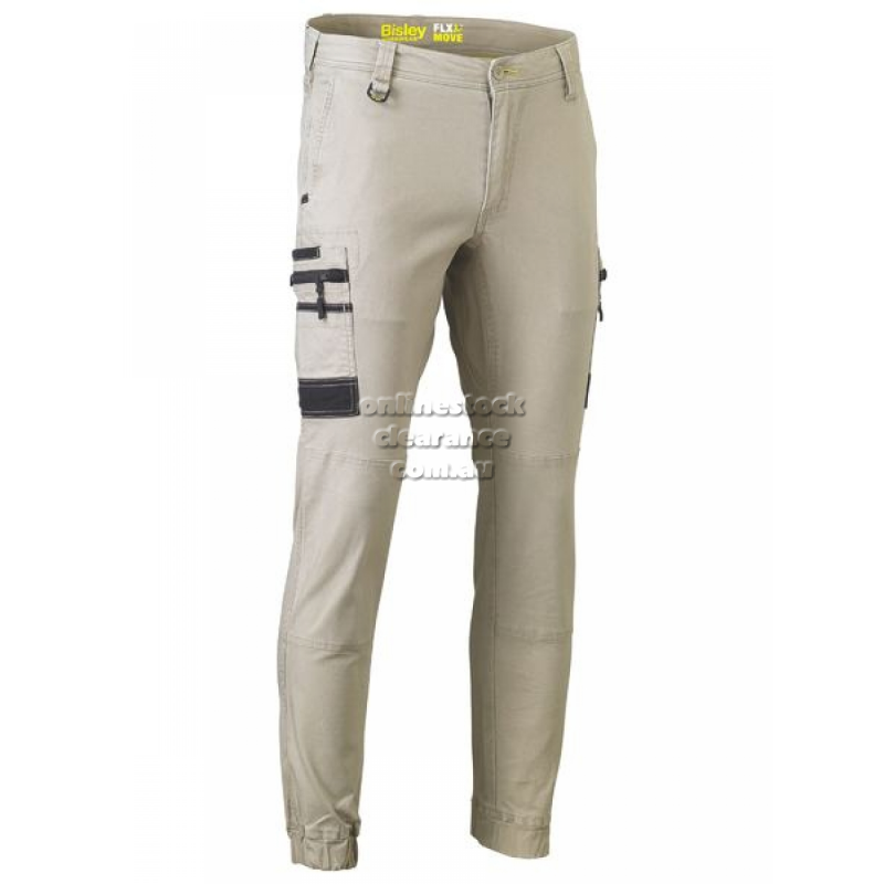 BISLEY PANTS FLEX AND MOVE™ STRETCH CARGO CUFFED PANTS