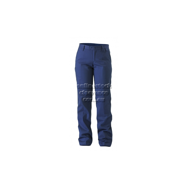BISLEY PANTS LADIES DRILL PANT NAVY