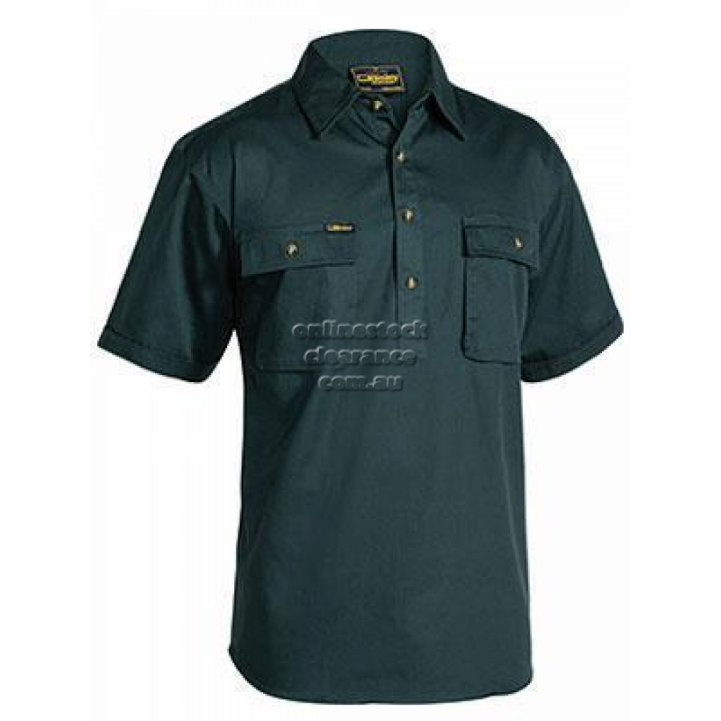 BISLEY SHIRTS CLOSED FRONT DRILL SHIRT BOTTLE
