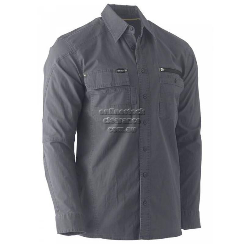 BISLEY SHIRTS FLEX & MOVE UTILITY WORK SHIRT