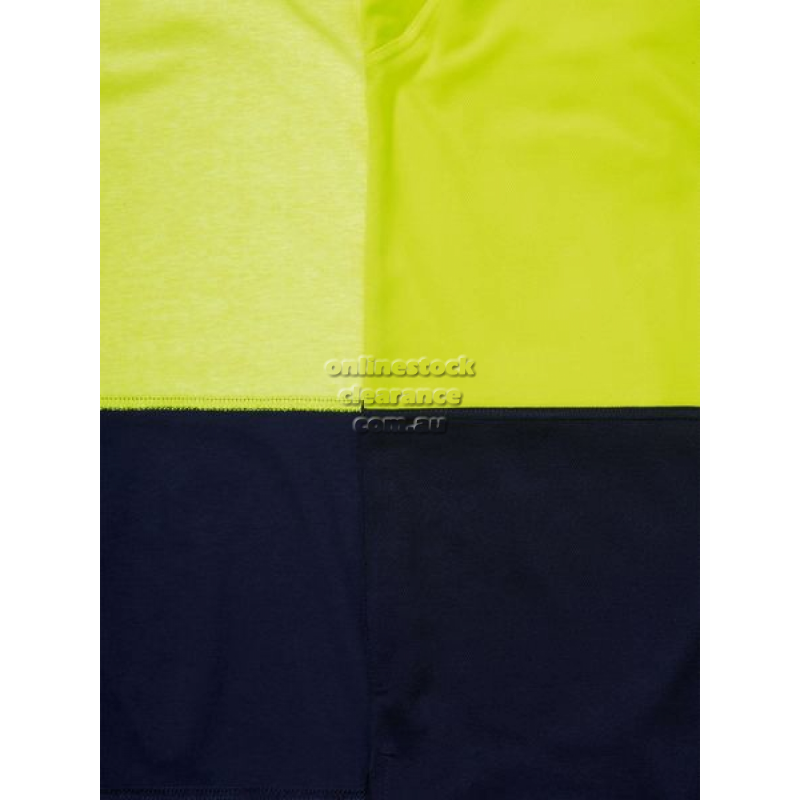 40002_HI VIS 2 TONE POLO SHIRT YELLOW