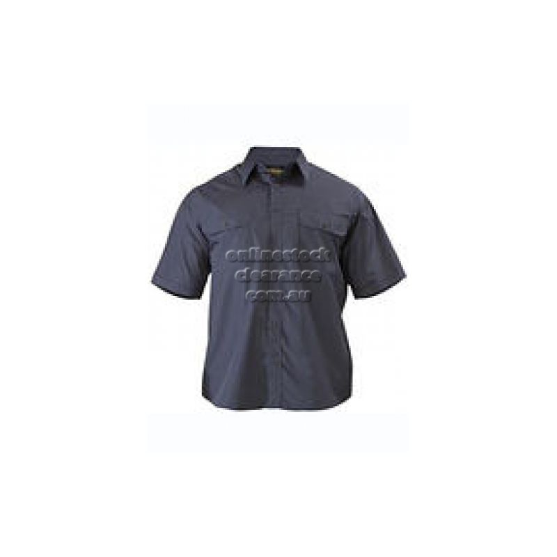 BISLEY SHIRTS MENS PERMANENT PRESS SHIRT MIDNIGHT