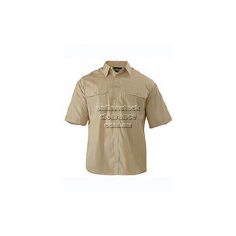 BISLEY SHIRTS MENS PERMANENT PRESS SHIRT SAND