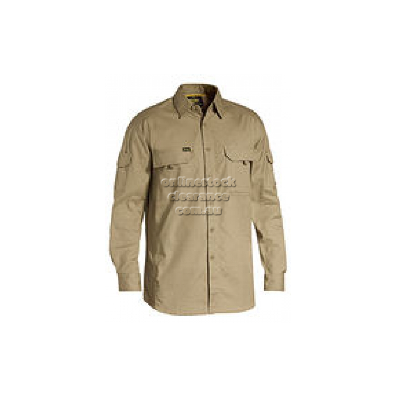 BISLEY SHIRTS X AIRFLOW RIPSTOP KHAKI
