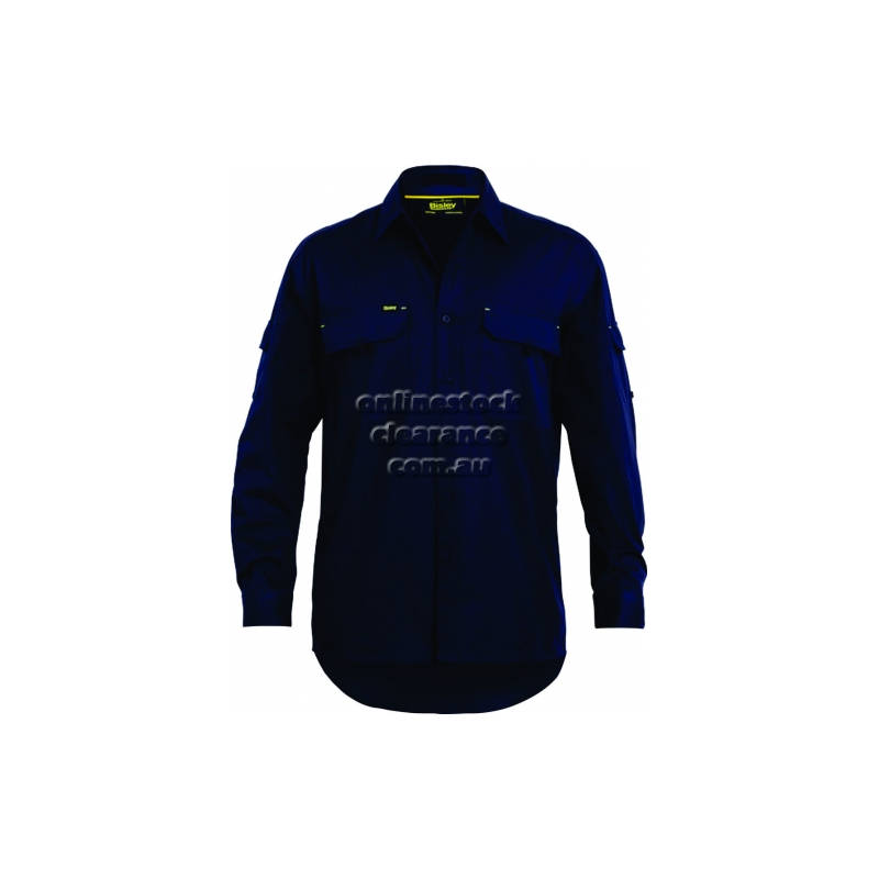 BISLEY SHIRTS X AIRFLOW RIPSTOP NAVY