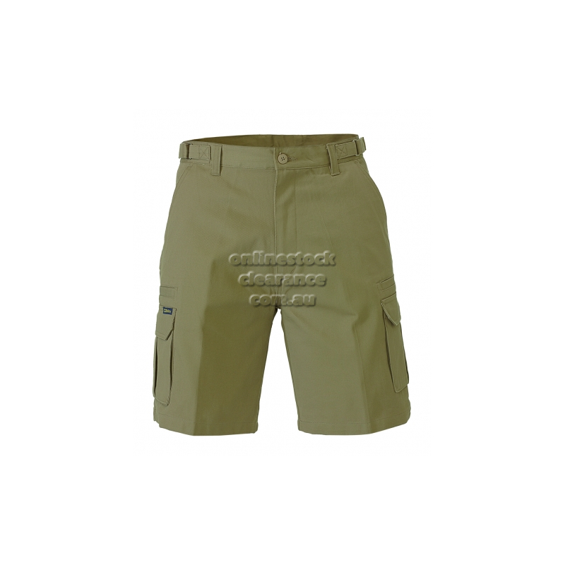 BISLEY SHORTS 8 POCKET CARGO KHAKI