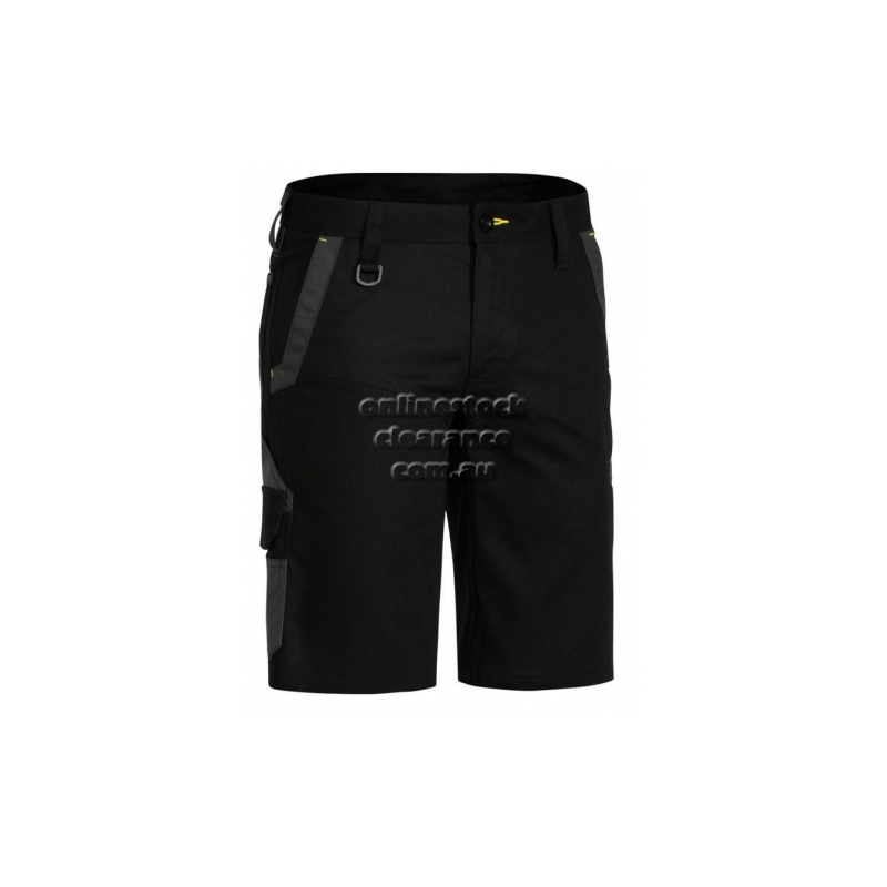 BISLEY SHORTS FLEX AND MOVE STRETCH SHORT BLACK