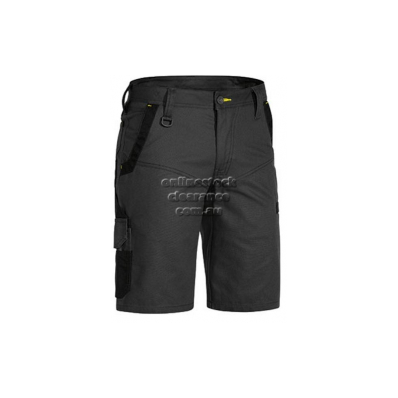 BISLEY SHORTS FLEX AND MOVE STRETCH SHORT CHARCOAL