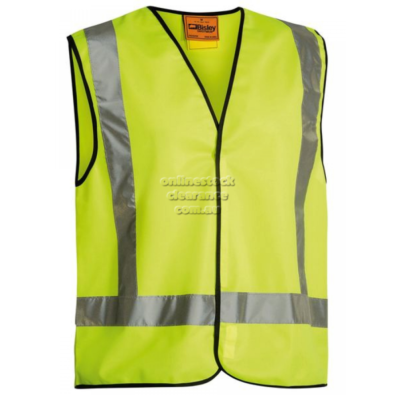 BISLEY VESTS X TAPED HI VIS VEST YELLOW